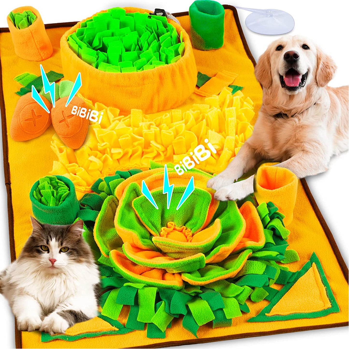 Large Snuffle Mat – Interactive Dog Training & Stress Relief - Shop Happy Paws Now