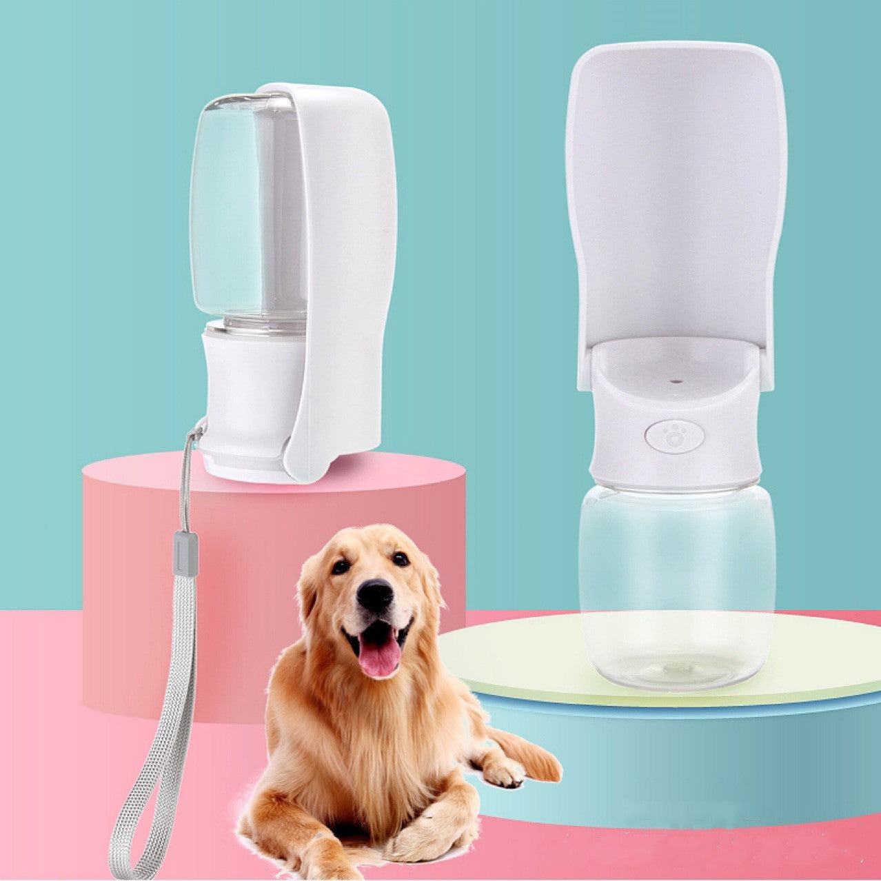 Portable Dog Water Bottle – Foldable & Travel-Friendly - Shop Happy Paws Now