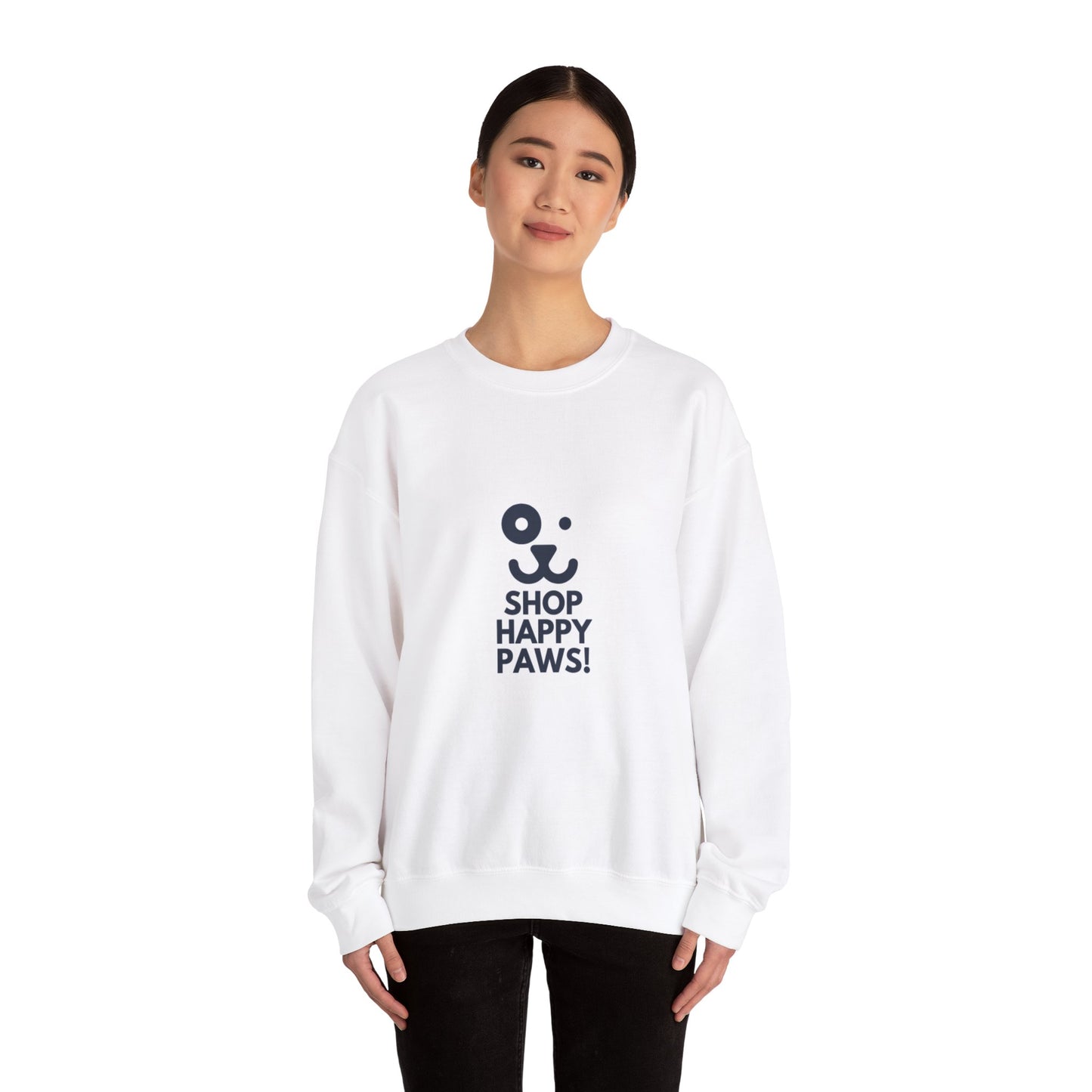 Happy Paws Crewneck – Cozy & Stylish for Dog Lover - Shop Happy Paws Now