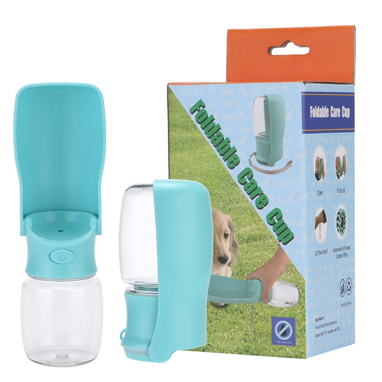 Portable Dog Water Bottle – Foldable & Travel-Friendly - Shop Happy Paws Now