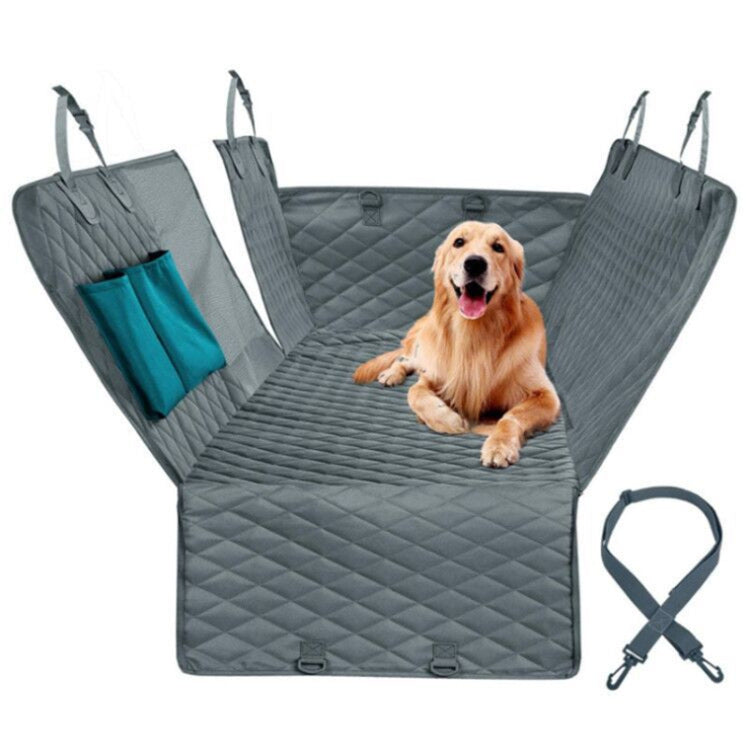 Waterproof Dog Car Seat Cover – Scratch-Resistant & Mesh - Shop Happy Paws Now