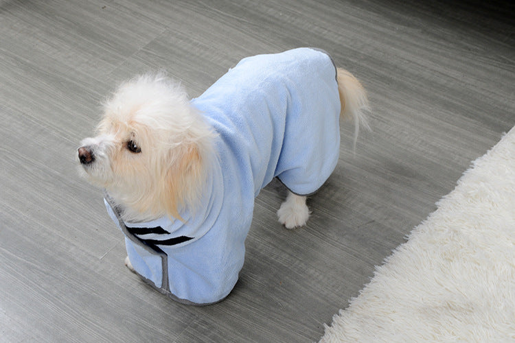 Quick-Drying Dog Towel & Bathrobe - Soft & Absorbent - Shop Happy Paws Now