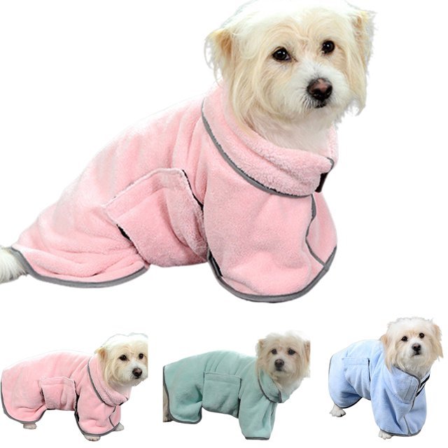 Quick-Drying Dog Towel & Bathrobe - Soft & Absorbent - Shop Happy Paws Now