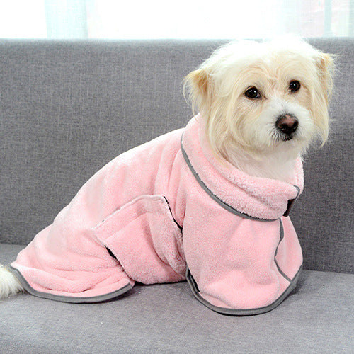 Quick-Drying Dog Towel & Bathrobe - Soft & Absorbent - Shop Happy Paws Now